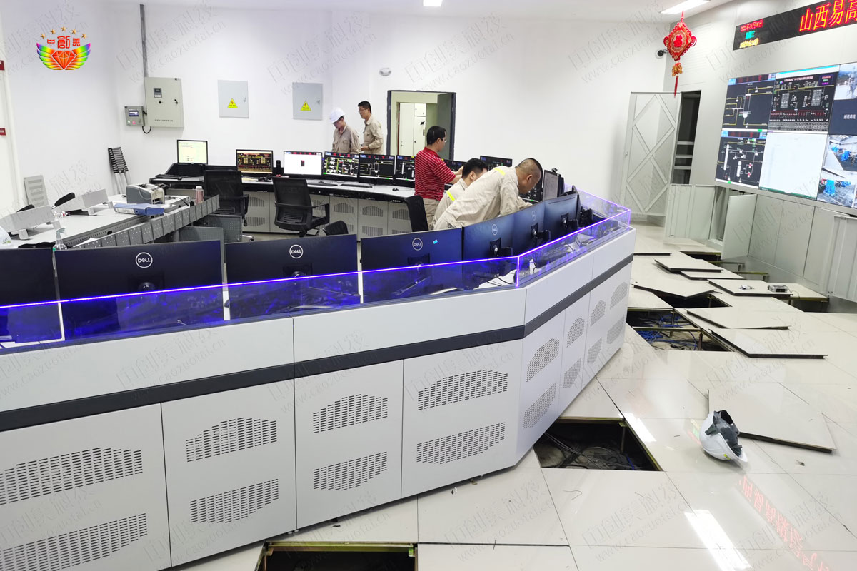 帶亞克力報(bào)警屏風(fēng)的操作臺