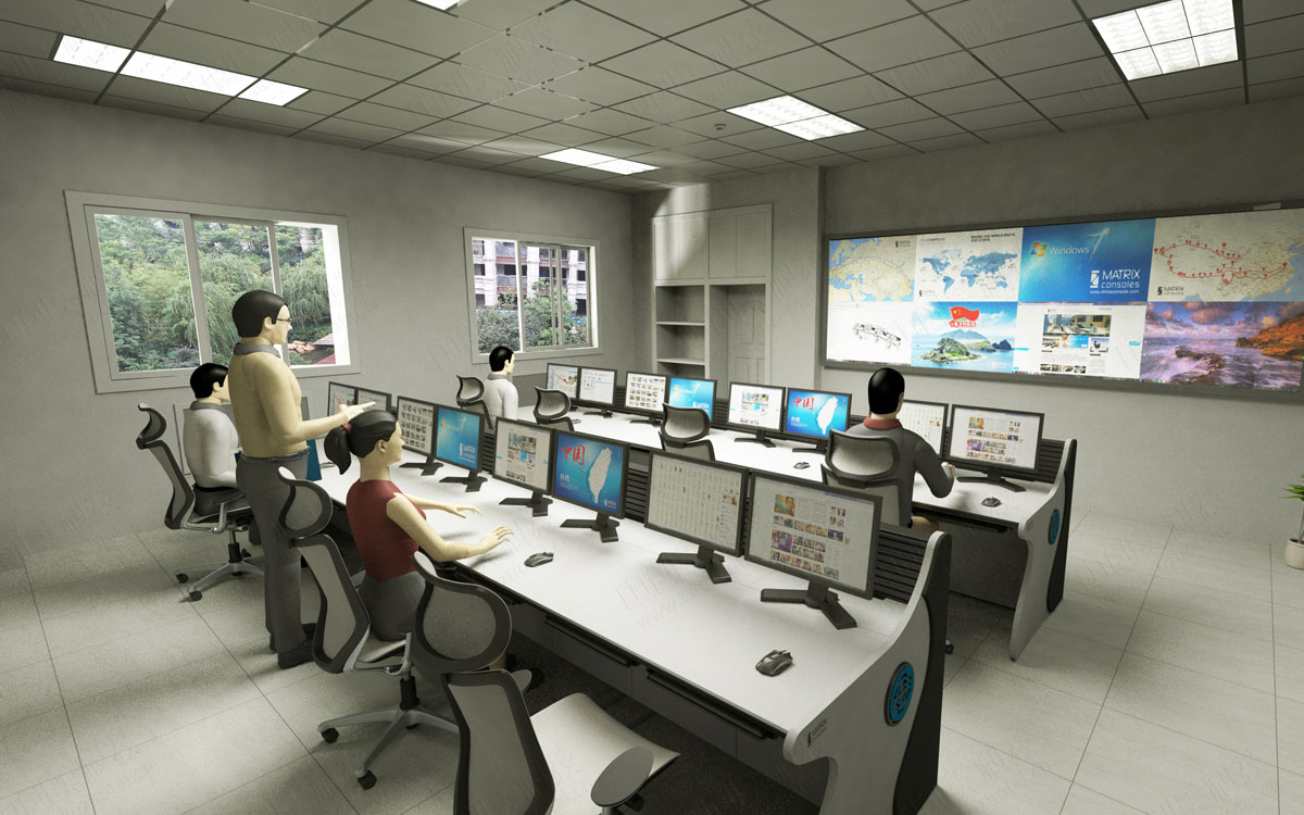 監控操作臺圖片